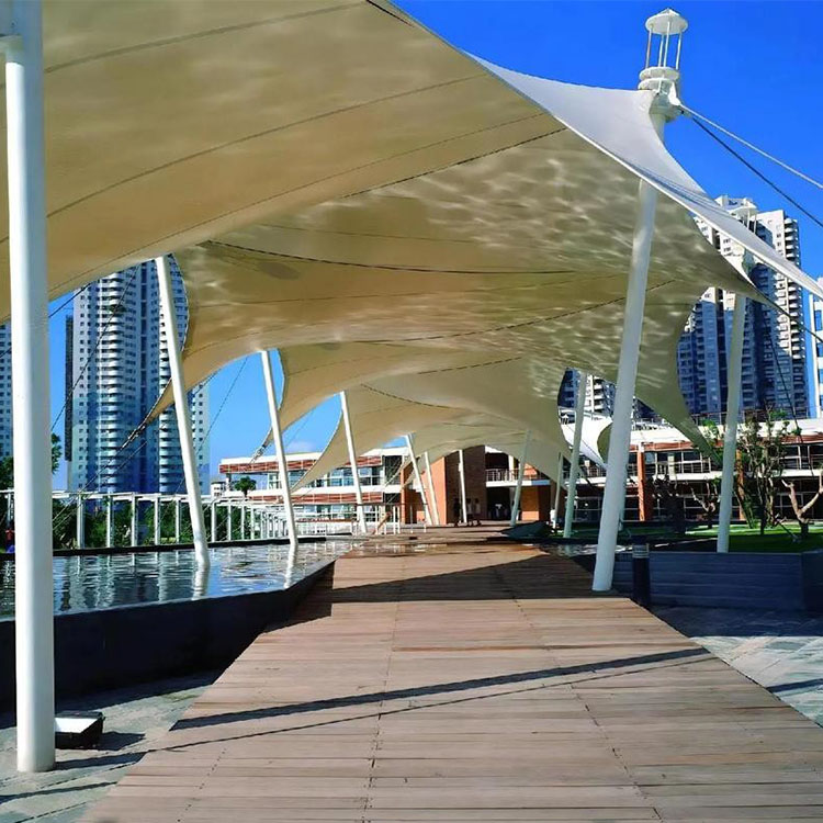 胡杨河市膜结构景观棚