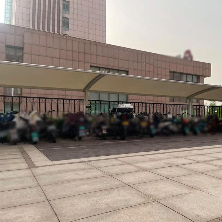 胡杨河市膜结构电动车棚