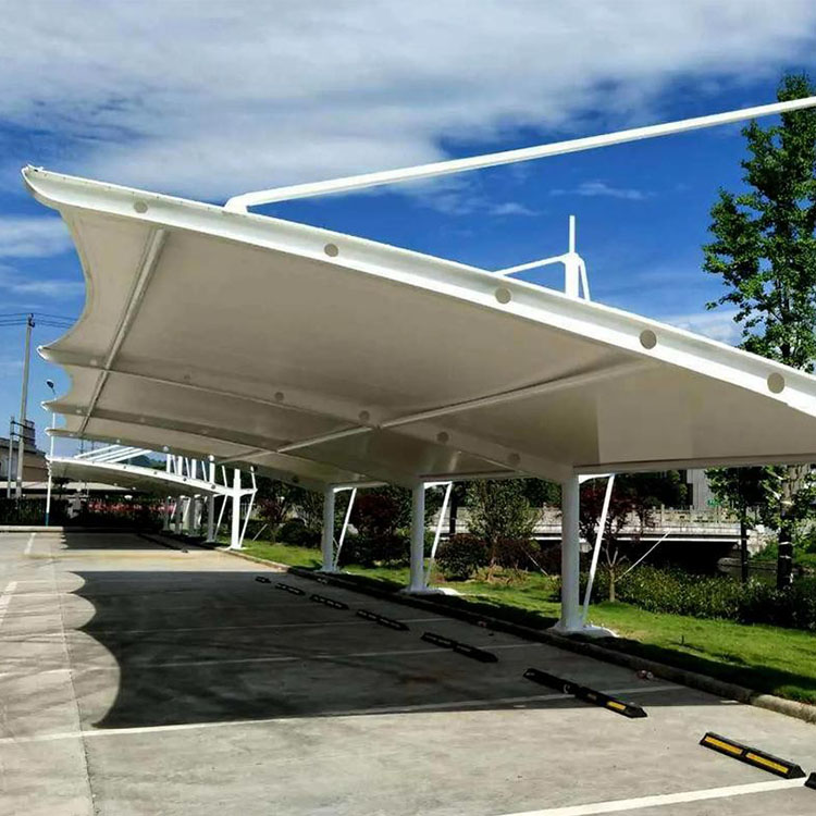 胡杨河市膜结构汽车棚