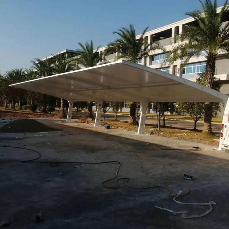 胡杨河市膜结构汽车棚